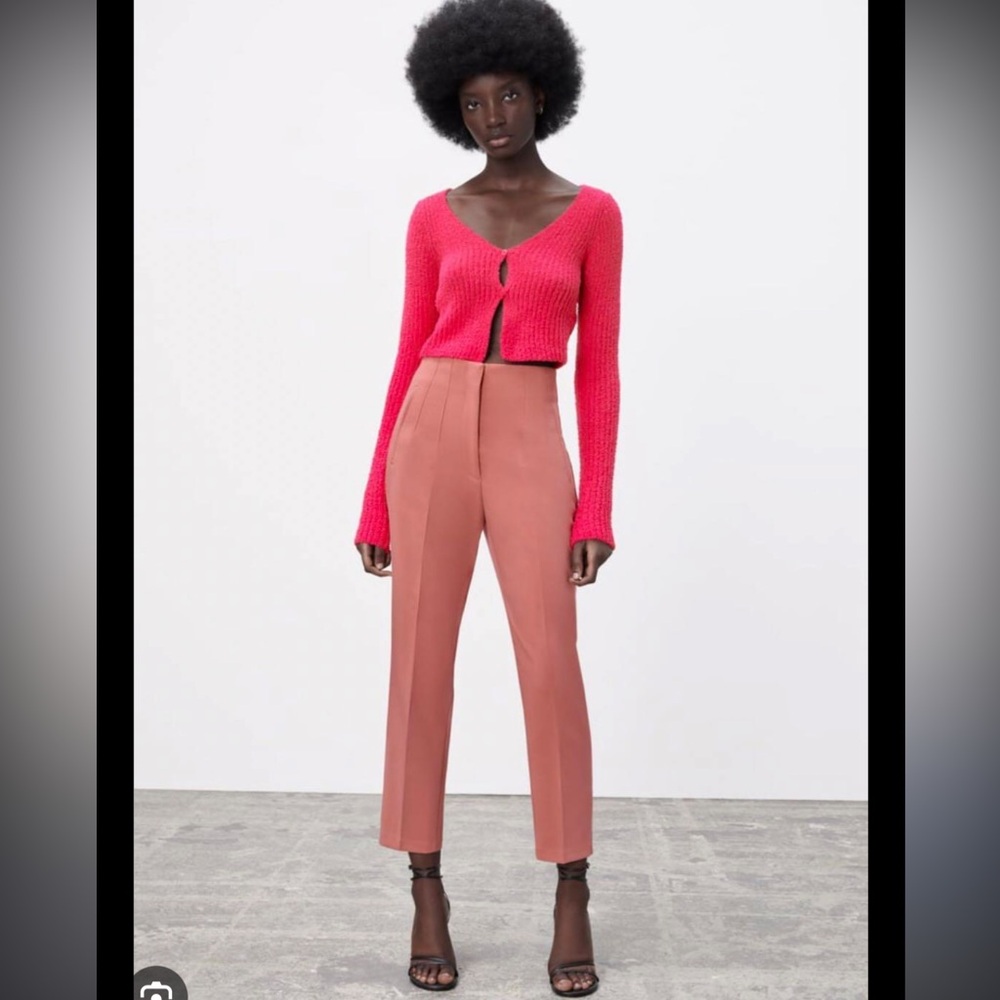 Zara pink trousers
